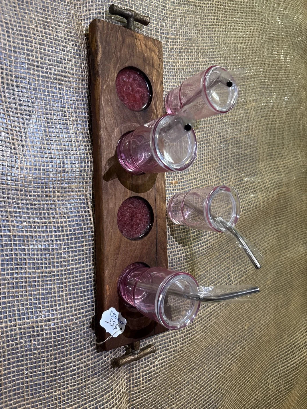 Red Wine 4 Sipper Pink Tumbler