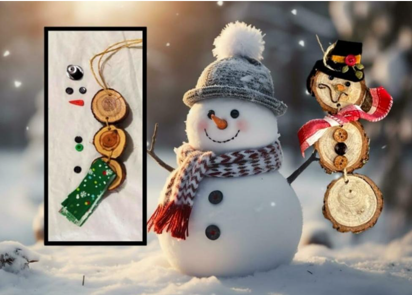 Decorate Your Own Snowman Christmas Ornament!
